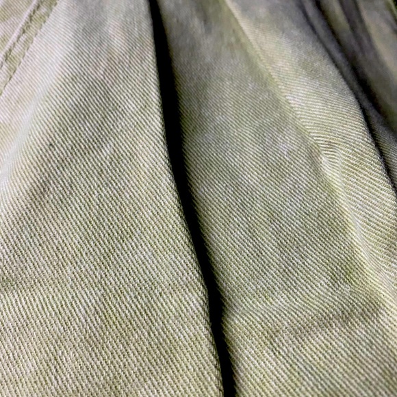 NWT Light green denim baggy pants - Picture 2 of 2